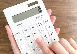 施術終了、ご精算